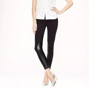 J. Crew Genuine Leather Pixie Jodhpur Leggings